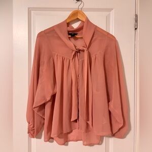Elegant Pink Women's Blouse